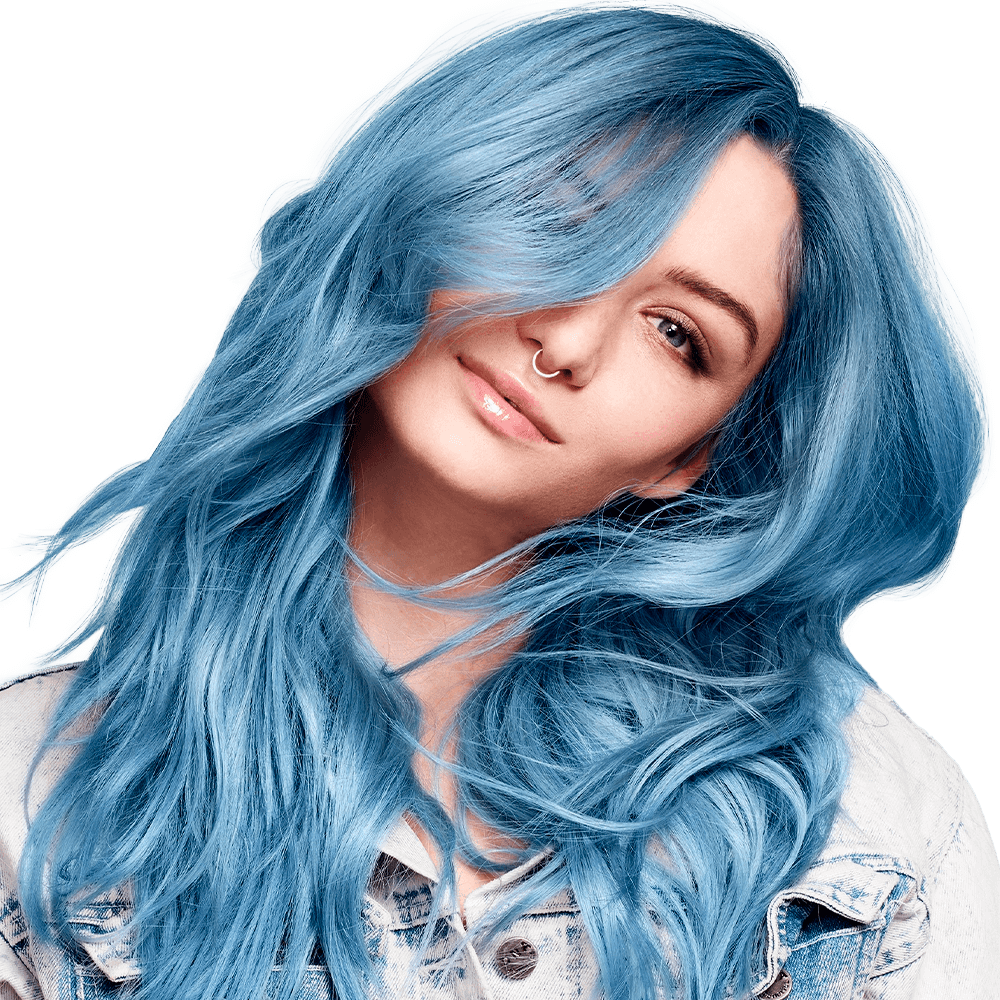 starting this day off with cobalt & metallic denim ... for the formula, I  alternated with 1 oz pravana b… | Hair color blue, Midnight blue hair, Hair  color formulas