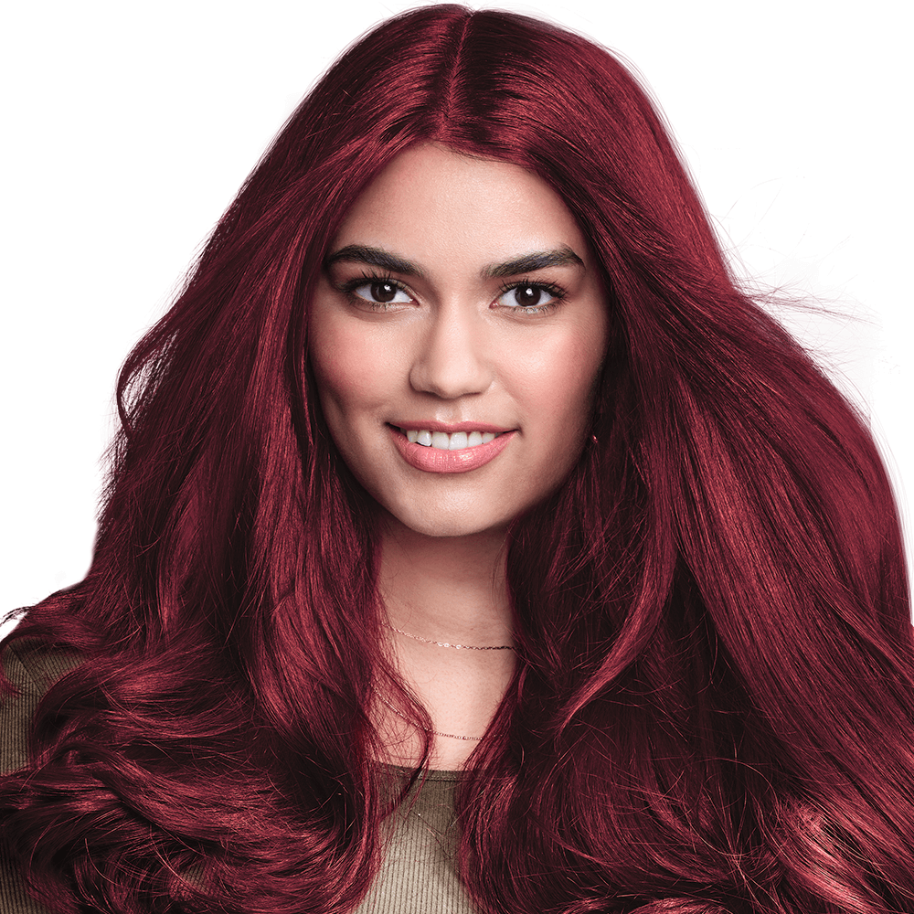 vibrant red hair dye for dark hair